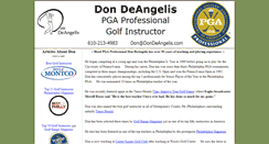 Desktop Screenshot of dondeangelis.com