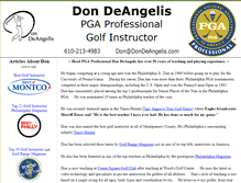 Tablet Screenshot of dondeangelis.com